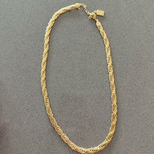 Miranda frye chunky gold necklace